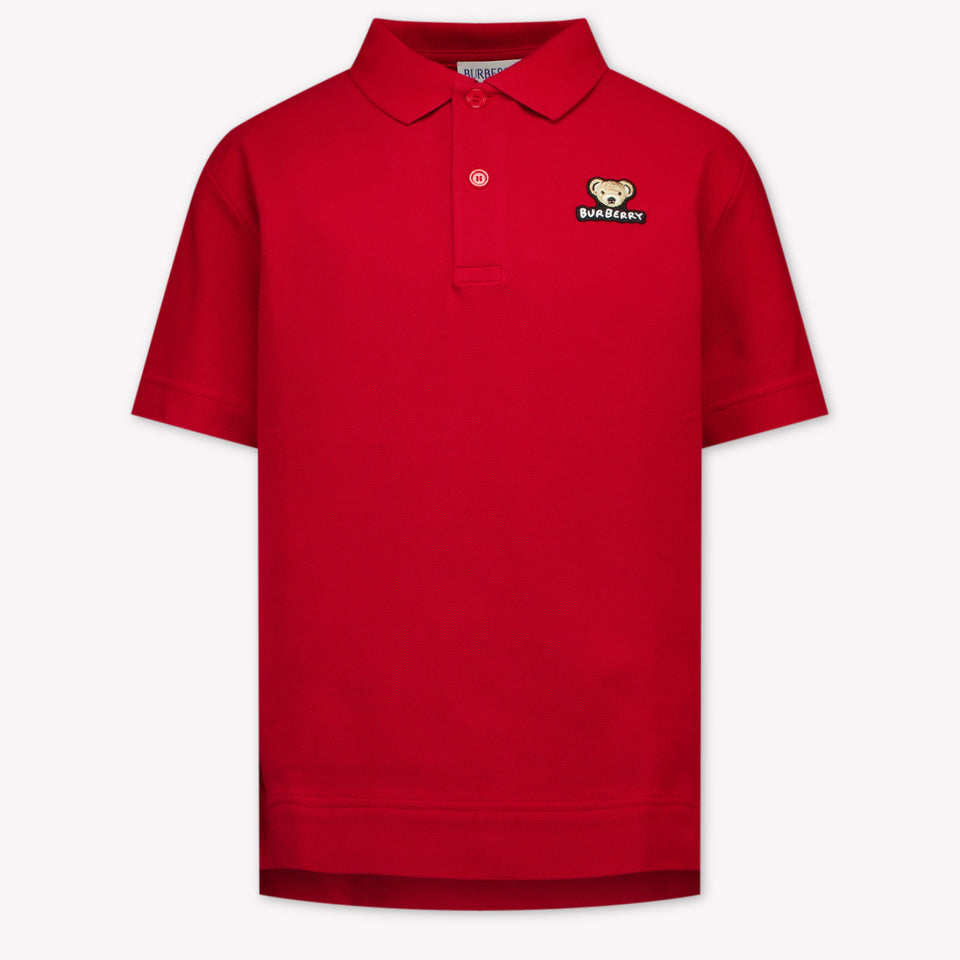 Burberry Kinder Jongens Polo In Rood