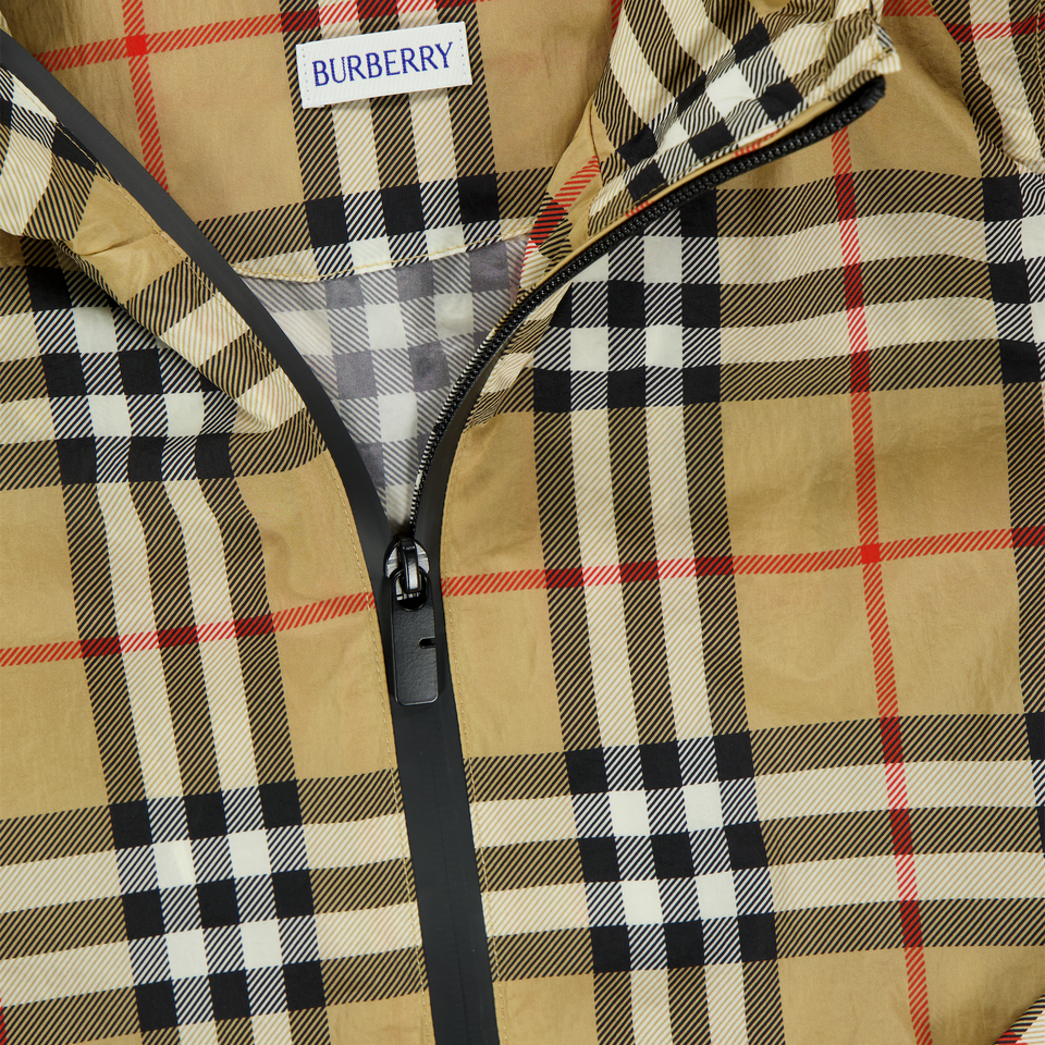 Burberry Cassius Kinder Unisex Tussenjas In Beige