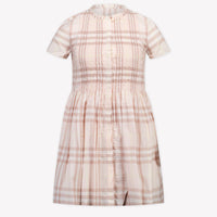 Burberry Rose Kinder Meisjes Jurk In Licht Roze