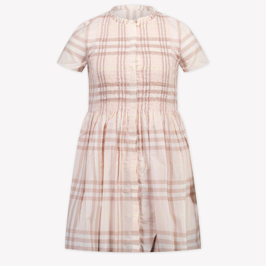 Burberry Rose Kinder Meisjes Jurk In Licht Roze