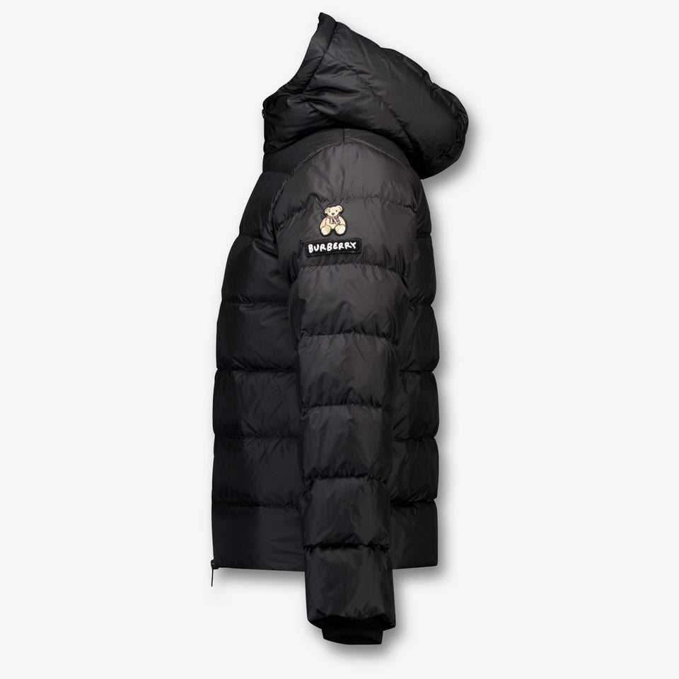 Burberry Kinder Unisex Winterjas In Zwart