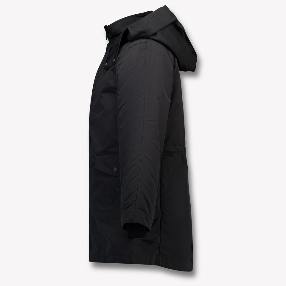 Burberry Brady Kinder Jongens Winterjas In Zwart
