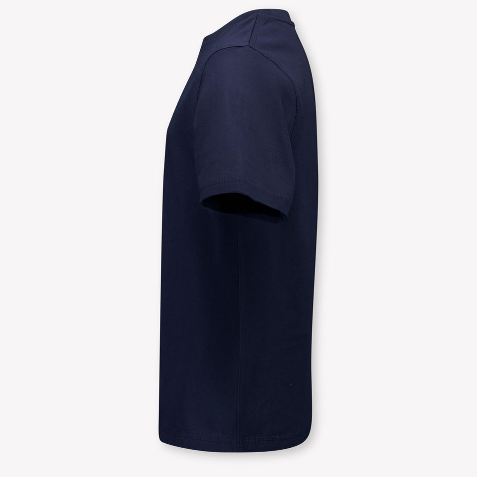 Burberry Kinder Jongens T-Shirt In Donker Blauw