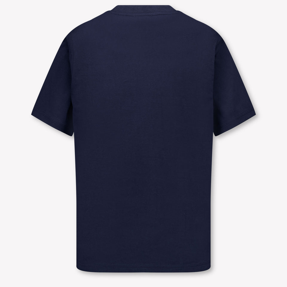 Burberry Kinder Jongens T-Shirt In Donker Blauw