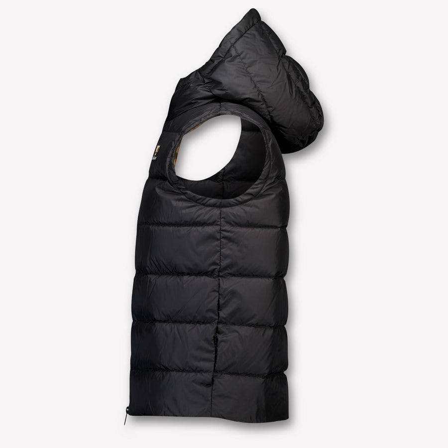 Burberry Juno Kinder Unisex Bodywarmer In Zwart