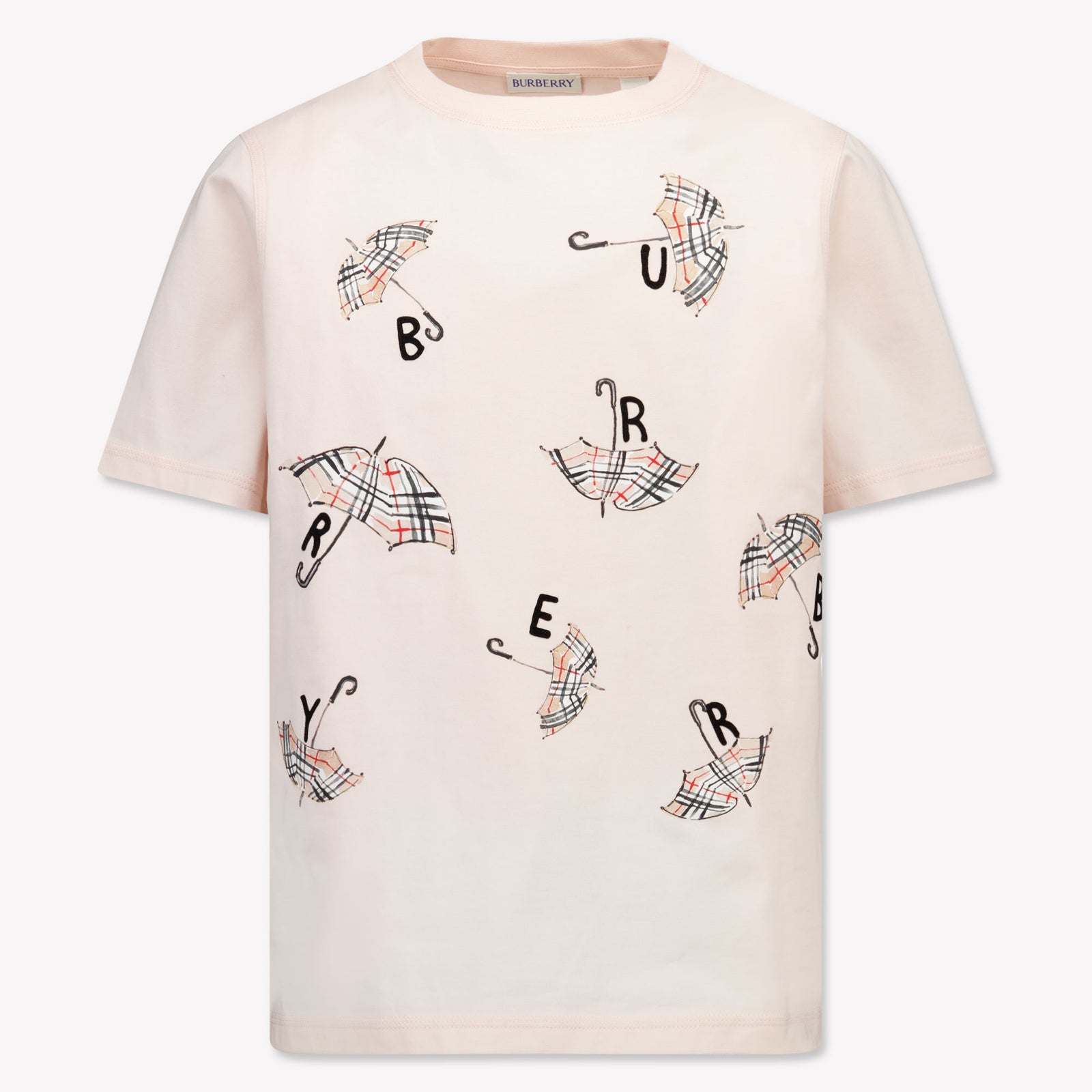 Burberry Kinder Meisjes T-Shirt In Licht Roze