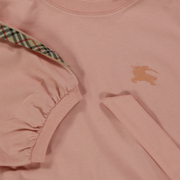 Burberry Kinder Meisjes Jurk In Licht Roze