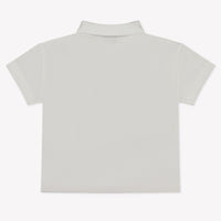 Burberry Baby Jongens Polo In Wit