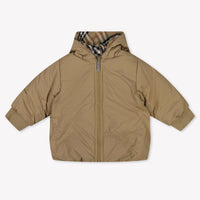 Burberry Axel Baby Jongens Winterjas In Beige