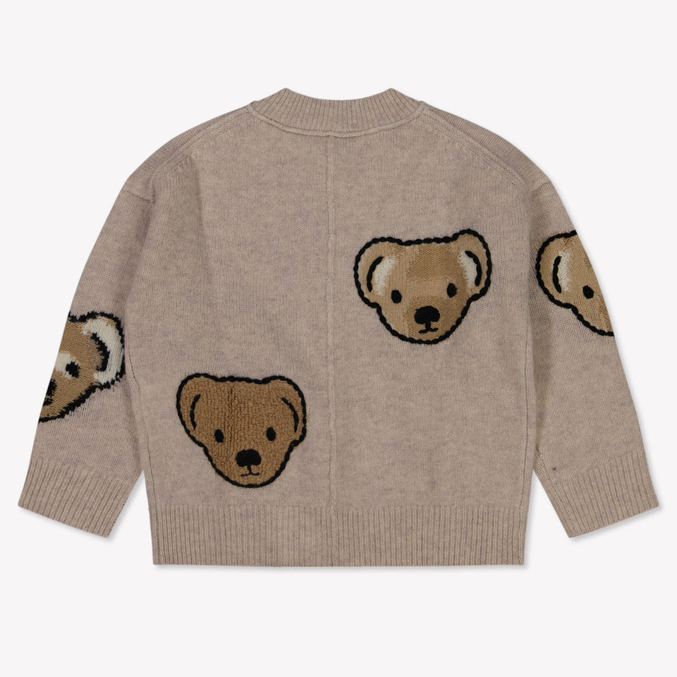 Burberry Baby Unisex Vest In Licht Beige