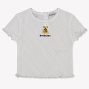 Burberry Pennybear Baby Meisjes T-Shirt In Wit