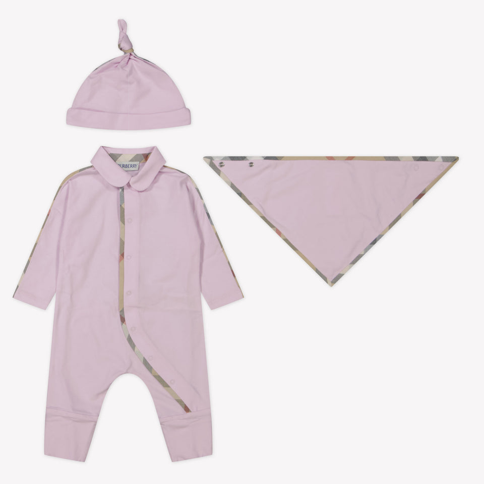 Burberry Baby Meisjes Boxpakje In Licht Roze