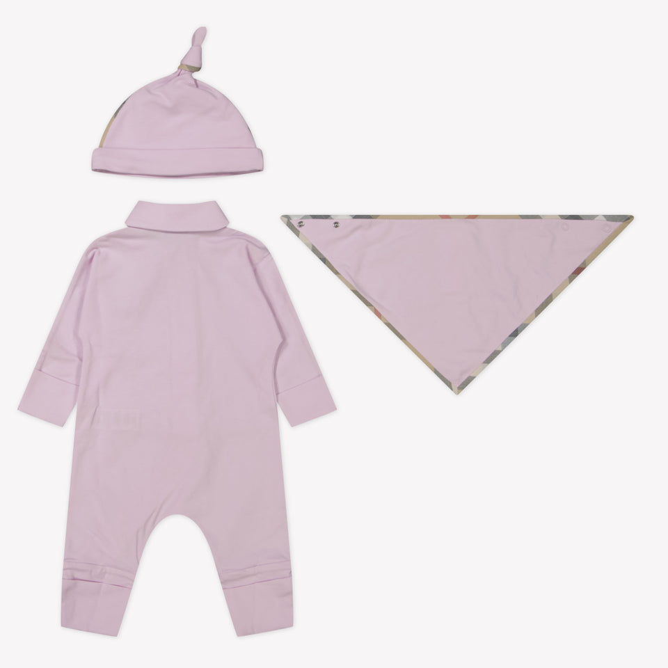 Burberry Baby Meisjes Boxpakje In Licht Roze