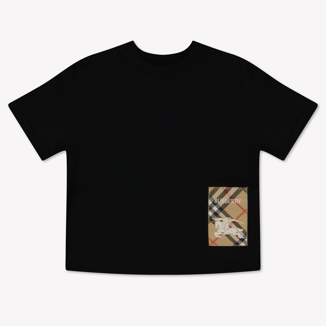 Burberry Baby Unisex T-Shirt In Zwart