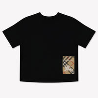 Burberry Baby Unisex T-Shirt In Zwart