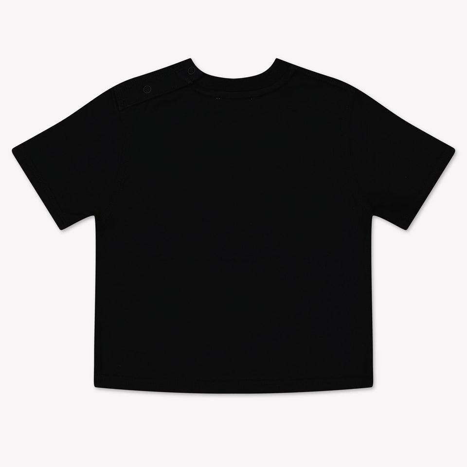 Burberry Baby Unisex T-Shirt In Zwart