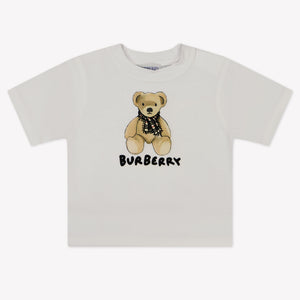 Burberry Baby Unisex T-Shirt In Wit