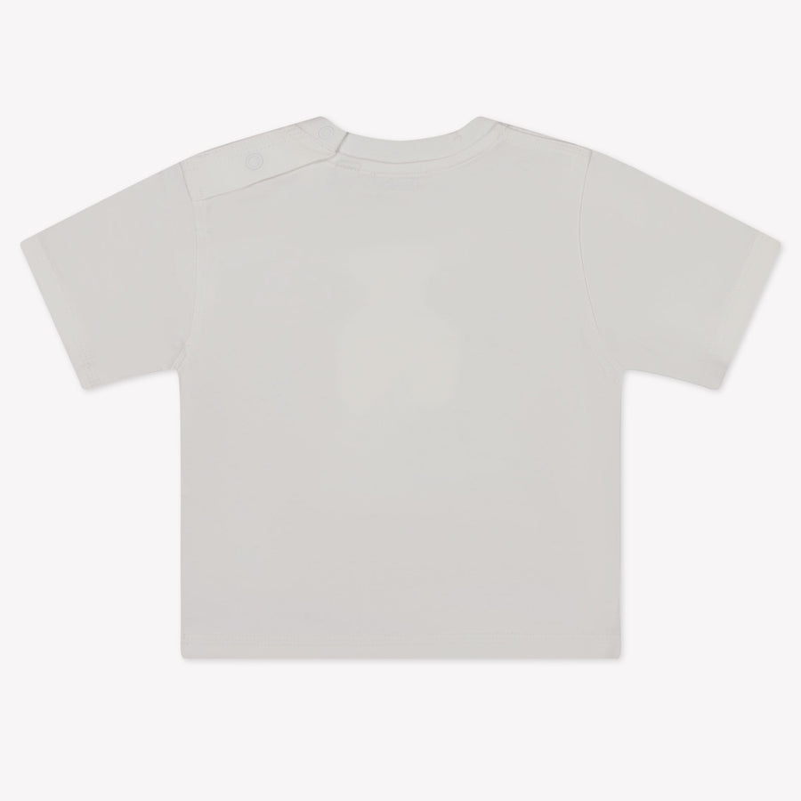 Burberry Baby Unisex T-Shirt In Wit