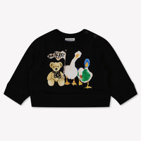 Burberry Baby Unisex Trui In Zwart