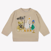 Burberry Baby Unisex Trui In Licht Beige