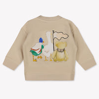 Burberry Baby Unisex Trui In Licht Beige