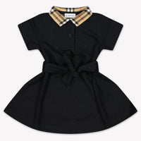 Burberry Astrid Baby Meisjes Jurk In Zwart