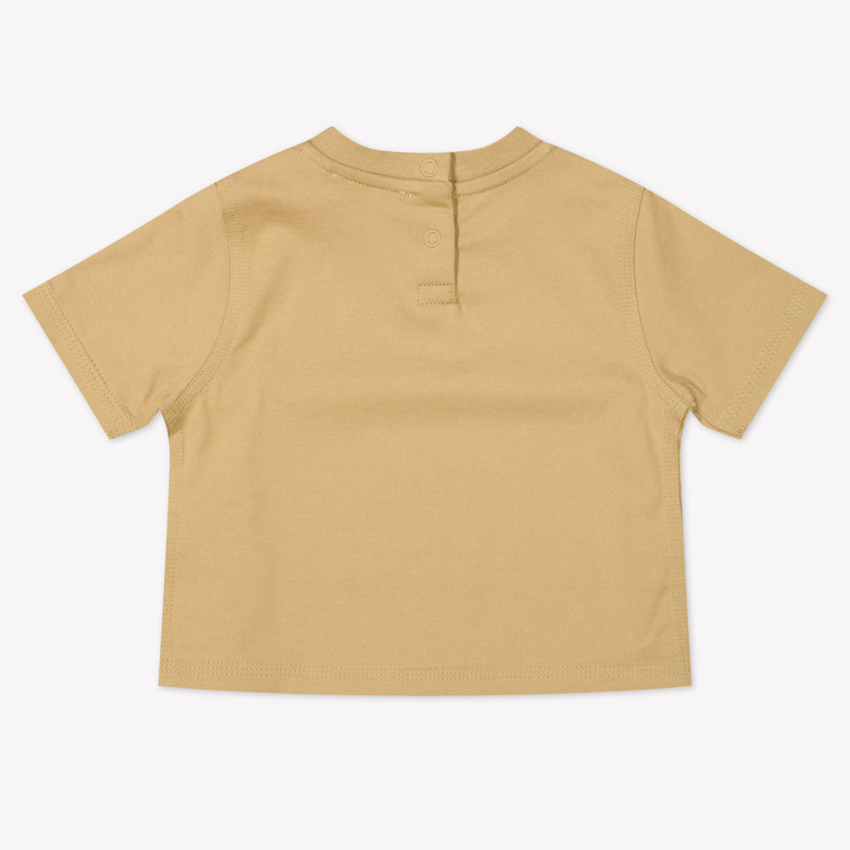 Burberry Baby Unisex T-Shirt In Zand