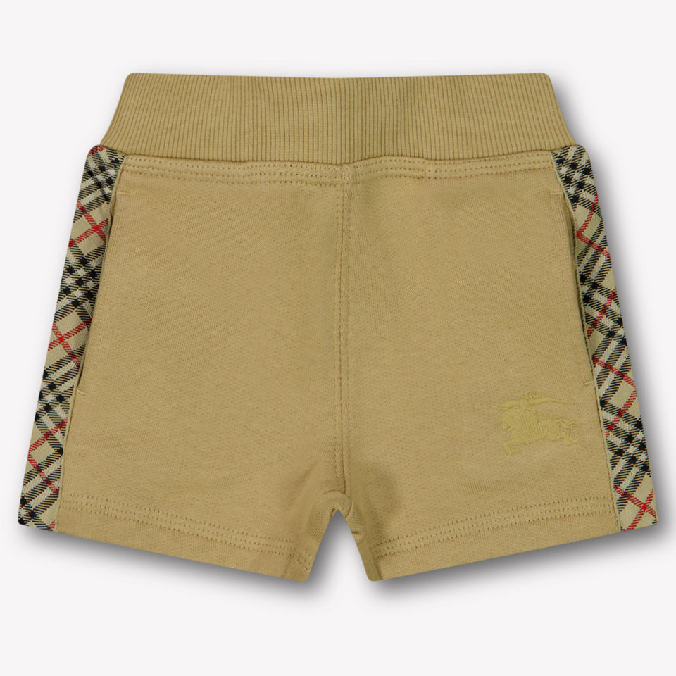 Burberry Baby Jongens Shorts In Zand
