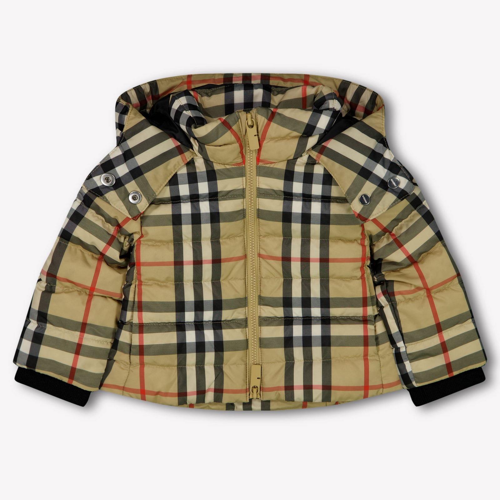 Burberry Baby Meisjes Winterjas In Beige