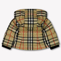 Burberry Baby Meisjes Winterjas In Beige