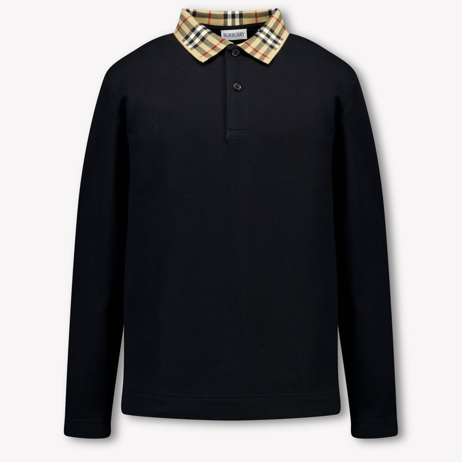 Burberry Kinder Jongens Polo In Zwart