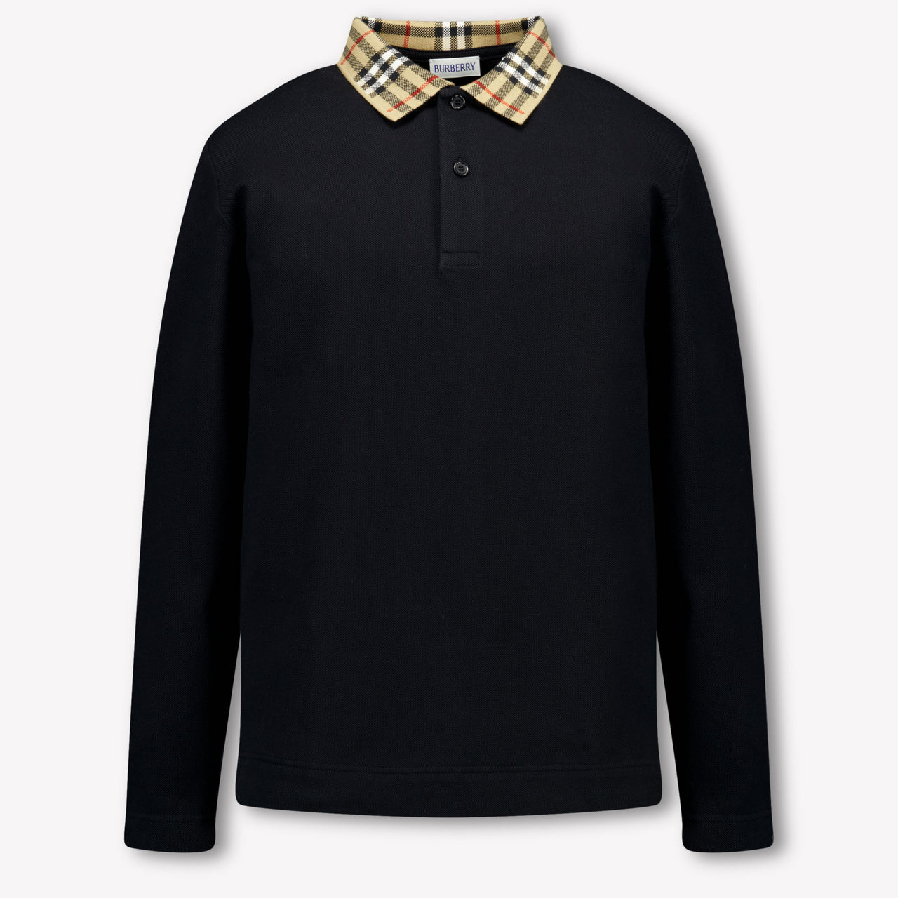 Burberry Kinder Jongens Polo In Zwart