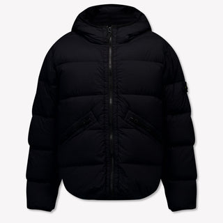 Stone Island Kinder Jongens Winterjas In Zwart