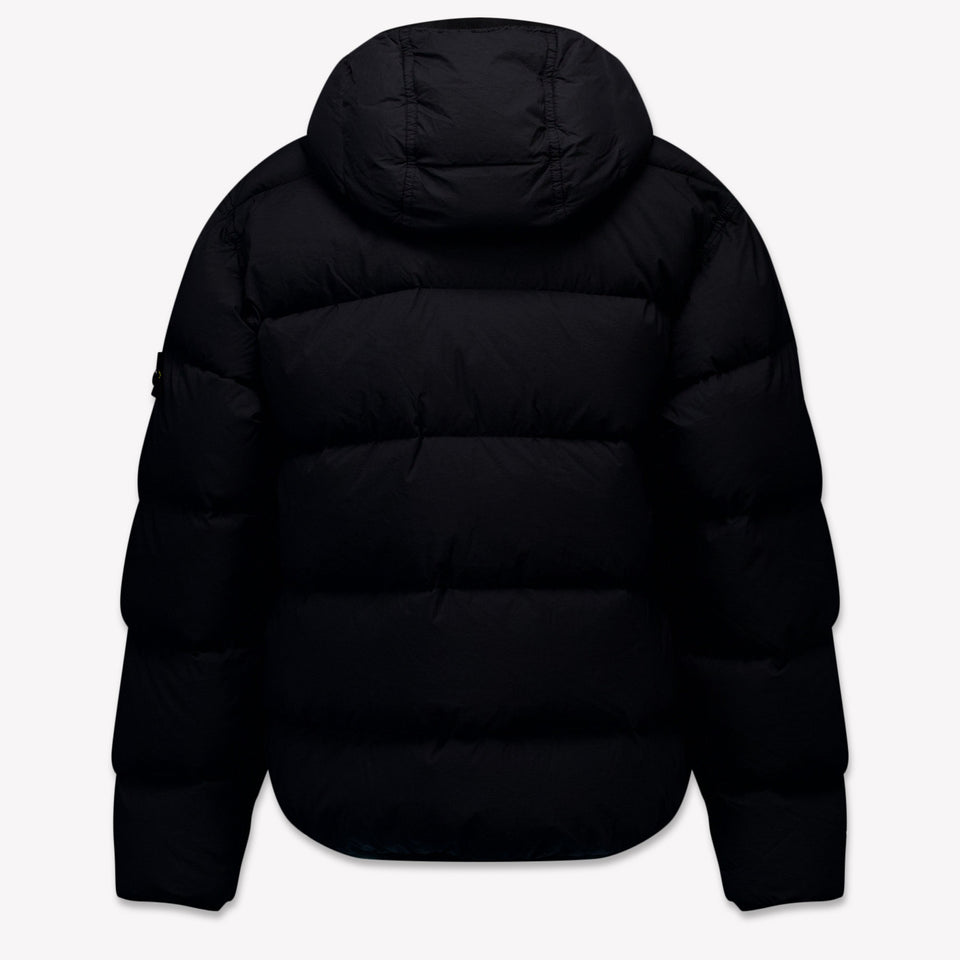 Stone Island Kinder Jongens Winterjas In Zwart