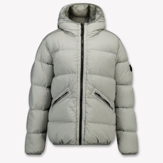 Stone Island Kinder Jongens Winterjas In Grijs