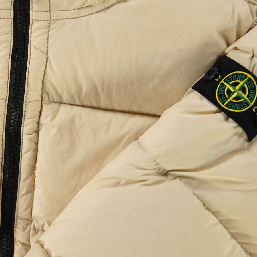 Stone Island Kinder Jongens Winterjas In Beige