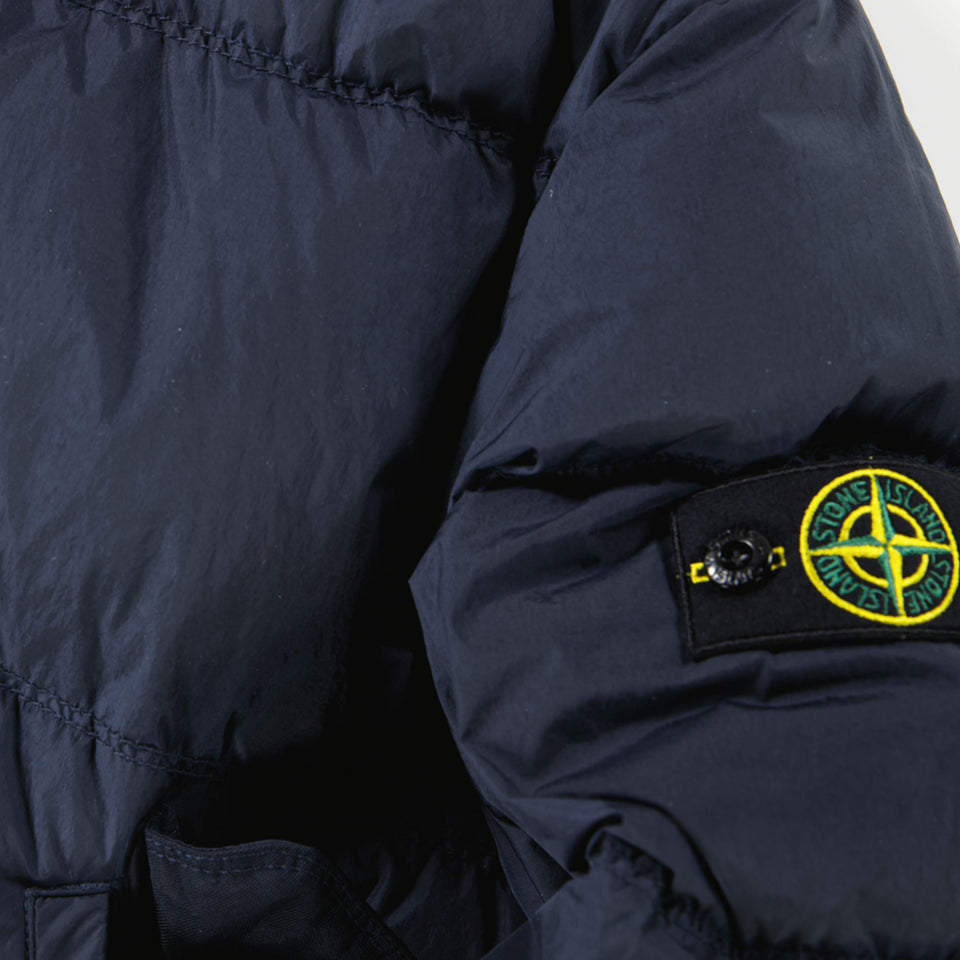 Stone Island Kinder Jongens Winterjas In Navy