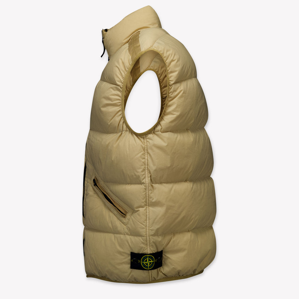 Stone Island Kinder Jongens Bodywarmer In Beige