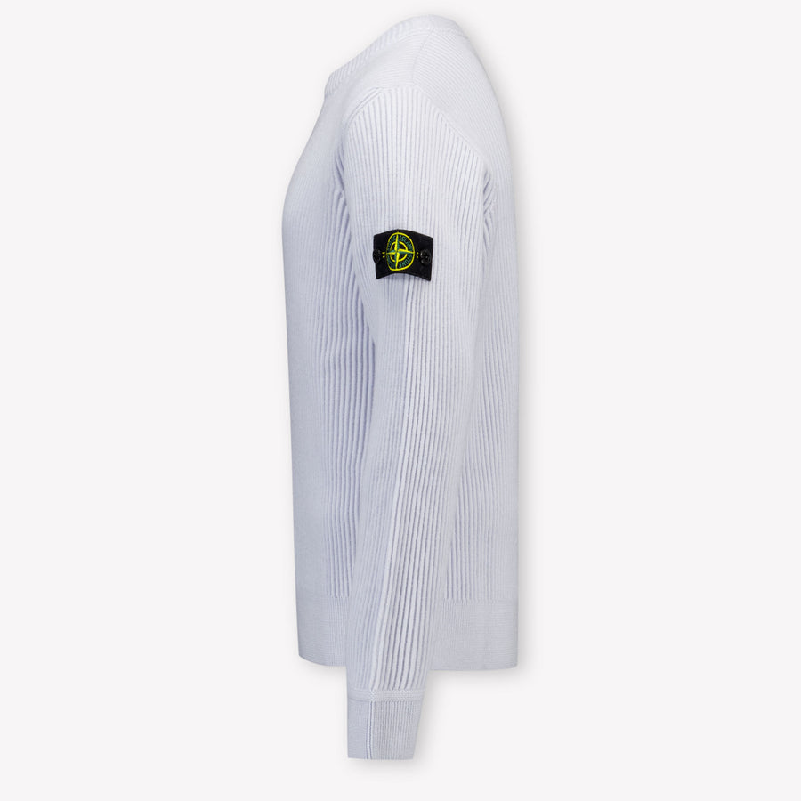 Stone Island Kinder Jongens Trui In Licht Blauw