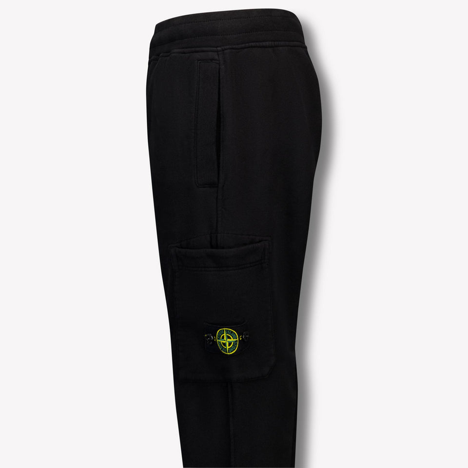 Stone Island Kinder Jongens Broek In Zwart