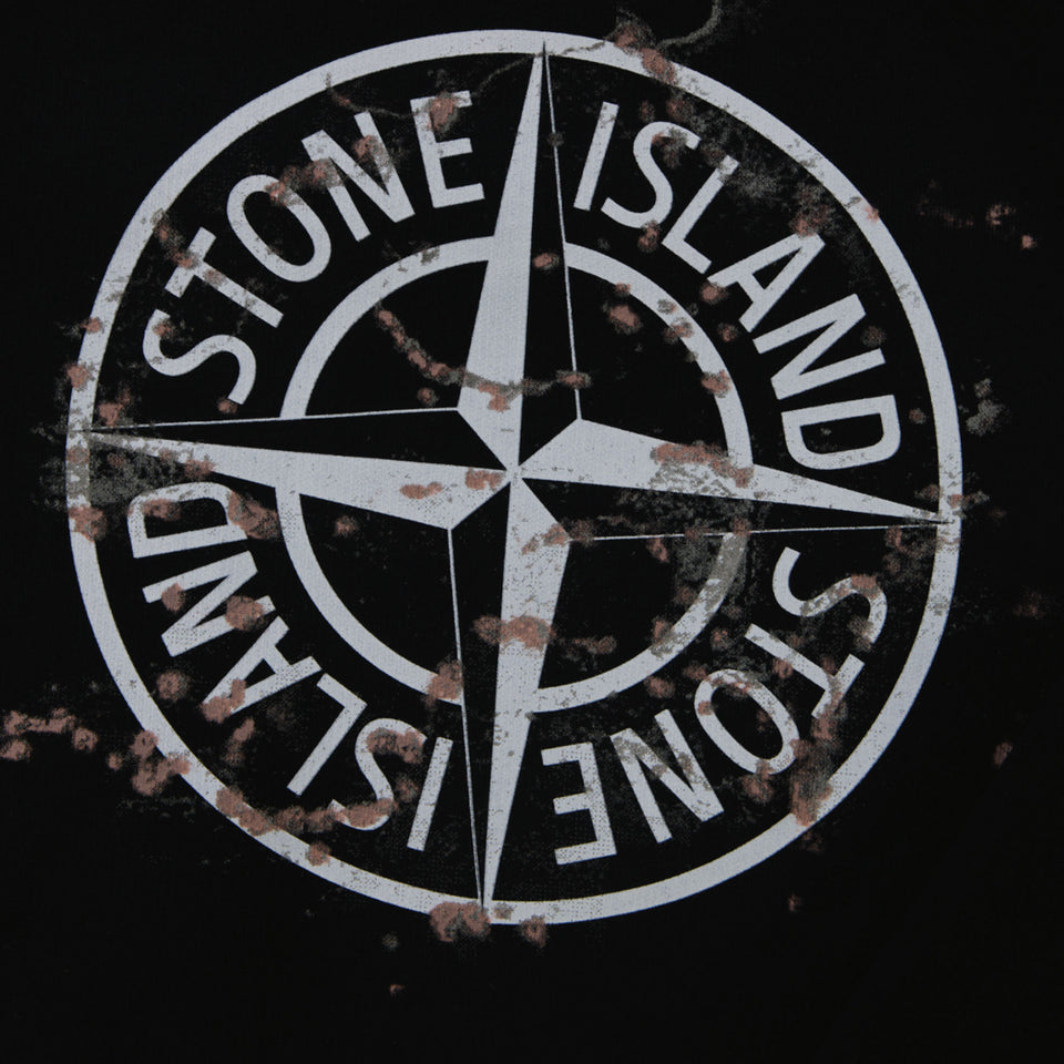 Stone Island Kinder Jongens Trui In Zwart
