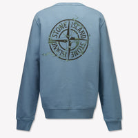 Stone Island Kinder Jongens Trui In Licht Blauw