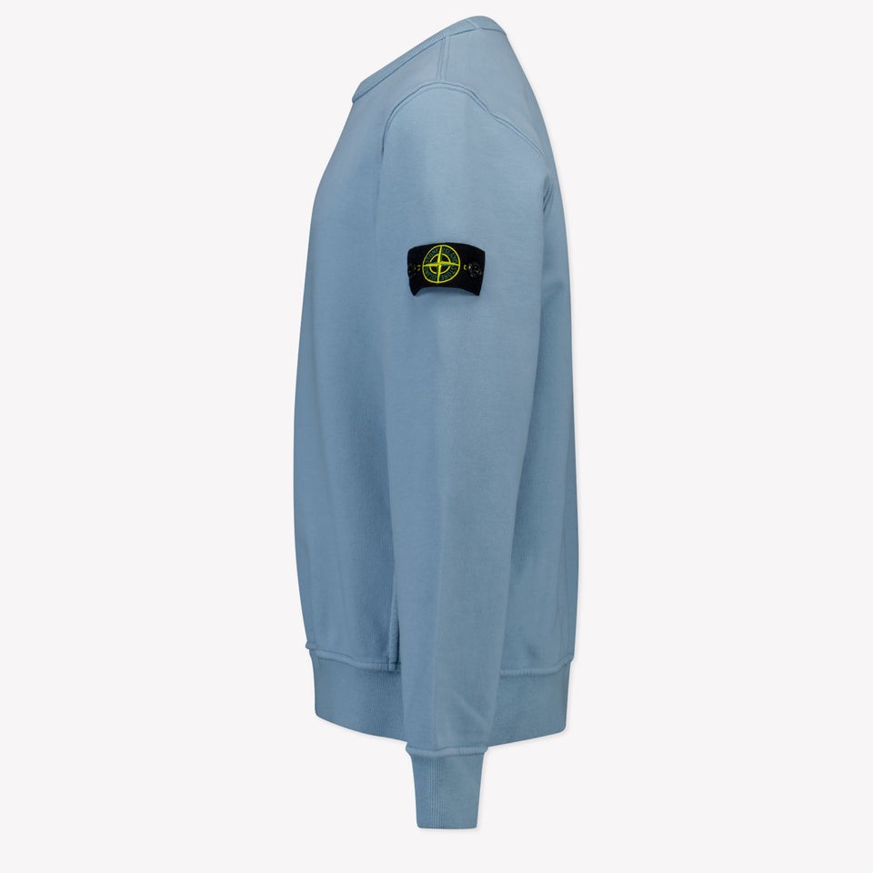 Stone Island Kinder Jongens Trui In Licht Blauw