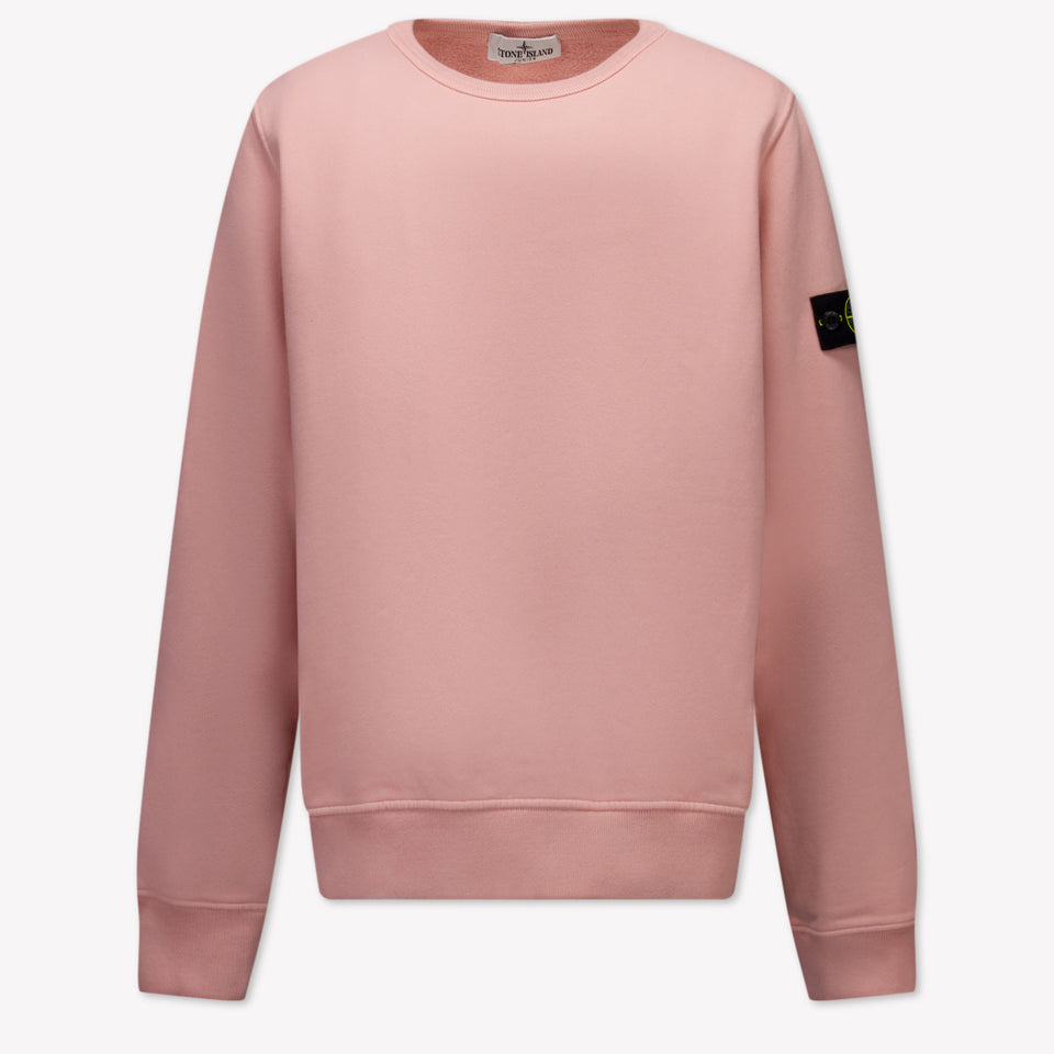 Stone Island Kinder Jongens Trui In Roze
