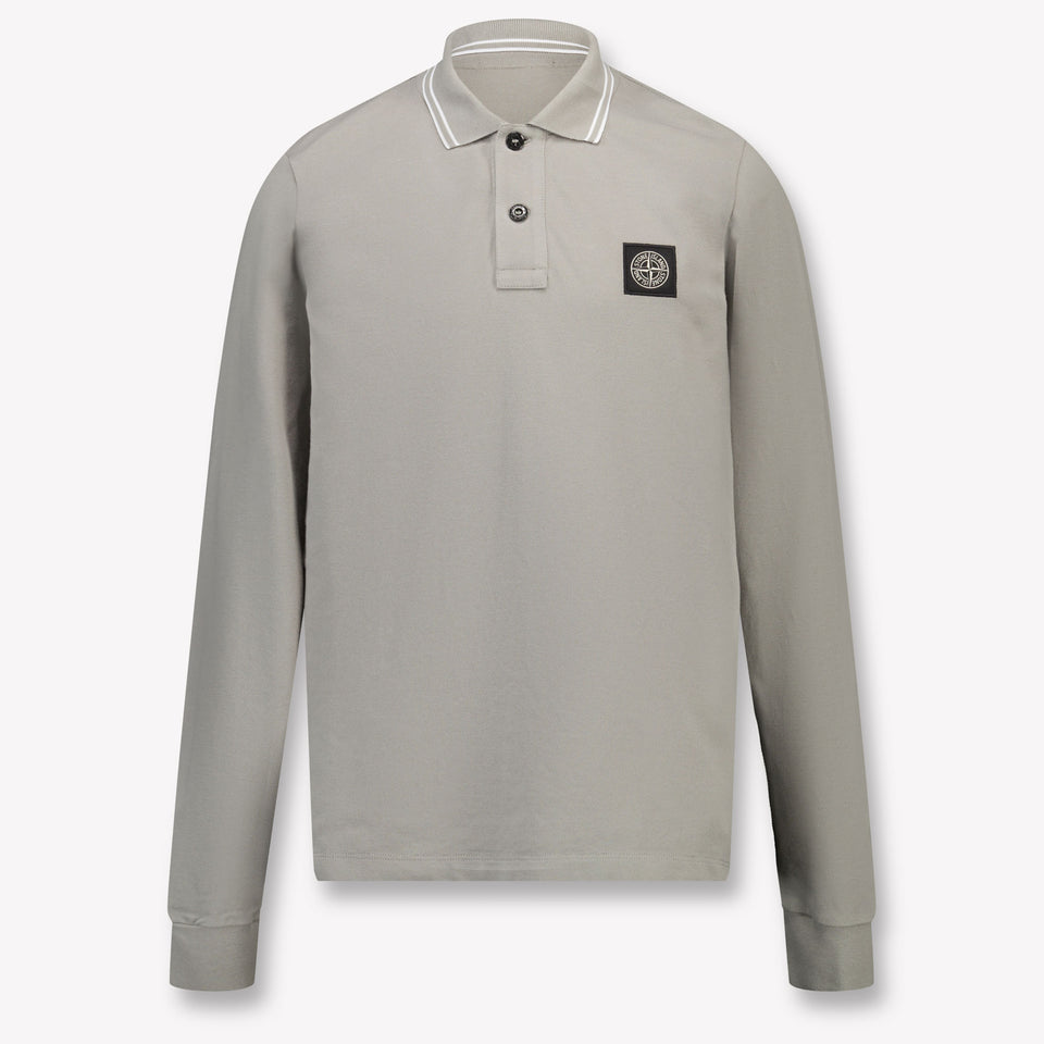 Stone Island Kinder Jongens Polo In Grijs