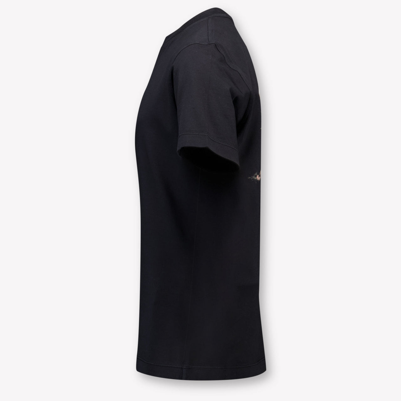 Stone Island Kinder Jongens T-Shirt In Zwart
