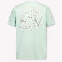 Stone Island Kinder Jongens T-Shirt In Mint