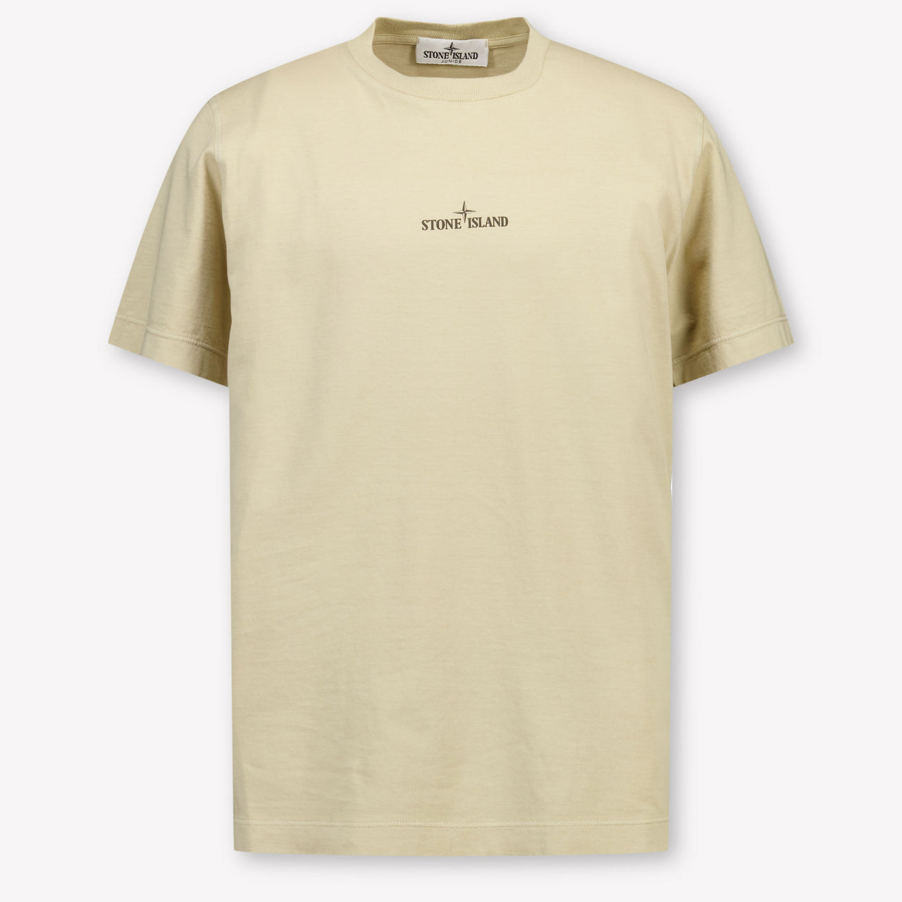 Stone Island Kinder Jongens T-Shirt In Zand