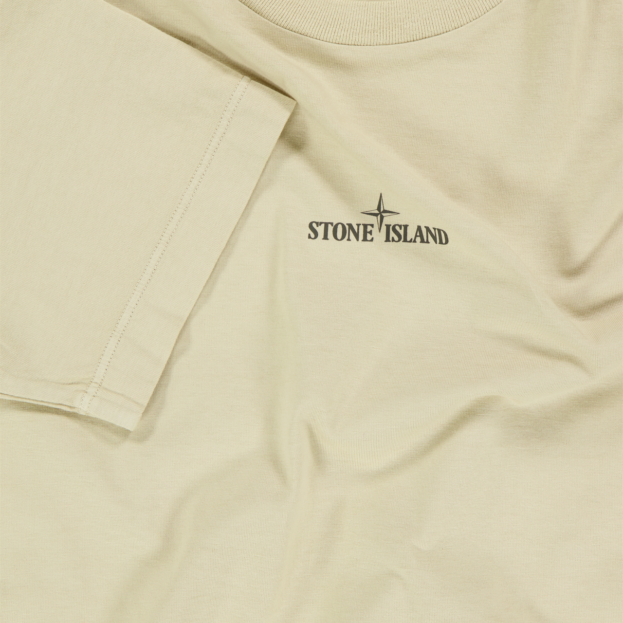 Stone Island Kinder Jongens T-Shirt In Zand