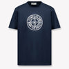 Stone Island Kinder Jongens T-Shirt In Navy